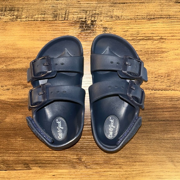 Cat & Jack Navy Kids Sandals - Picture 2 of 7